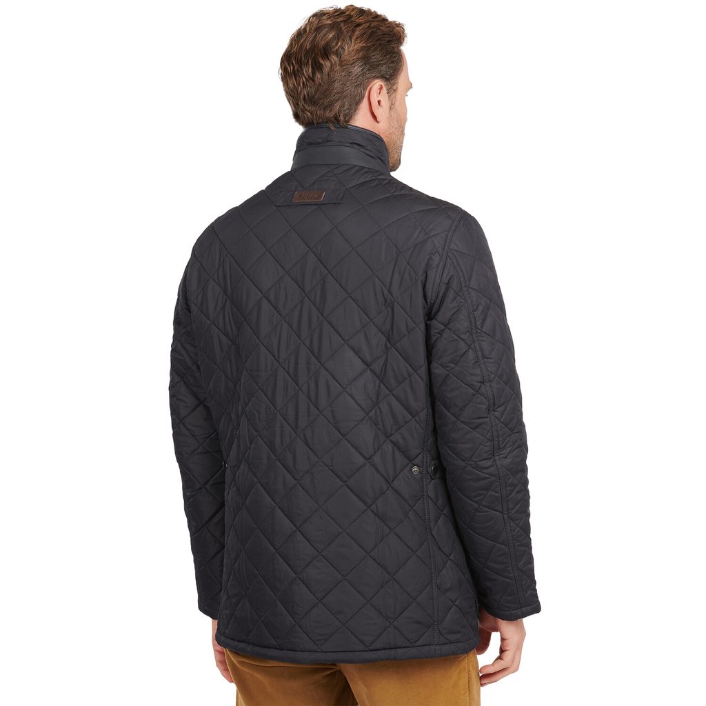 Gentleman Store Barbour Devon Quilted Jacket Navy Barbour Steppjacken Jacken und Mantel Kleidung