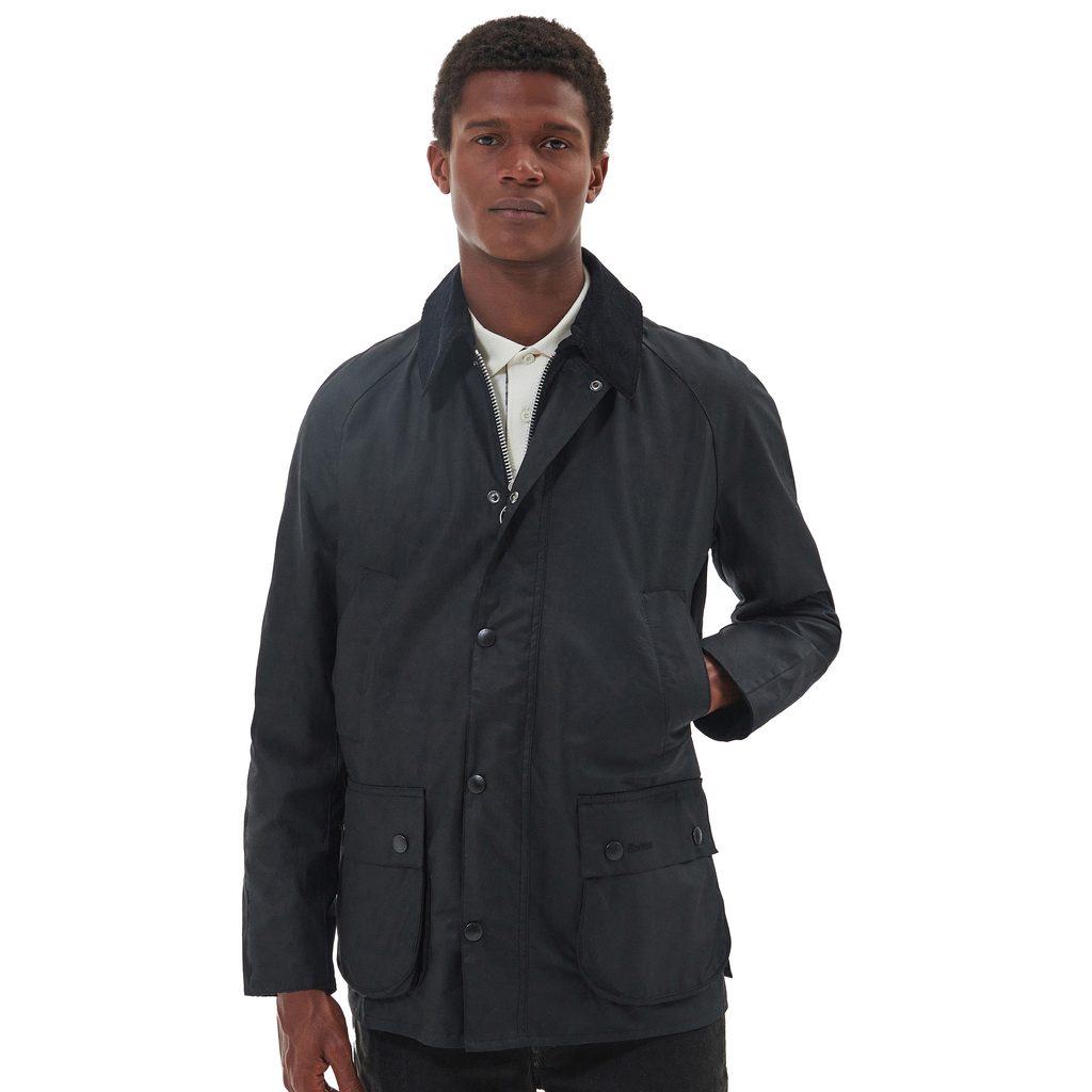 Gentleman Store - Barbour Ashby Wax Jacket — Black - Barbour - Jacken und  Mäntel - Kleidung