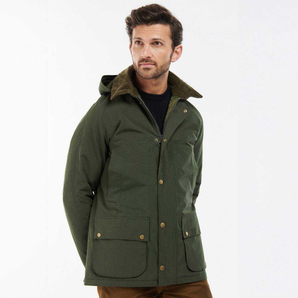 Gentleman Store Barbour Jacket Winter Ashby Sage Barbour Wasserfeste Jacken Jacken und Mantel Kleidung