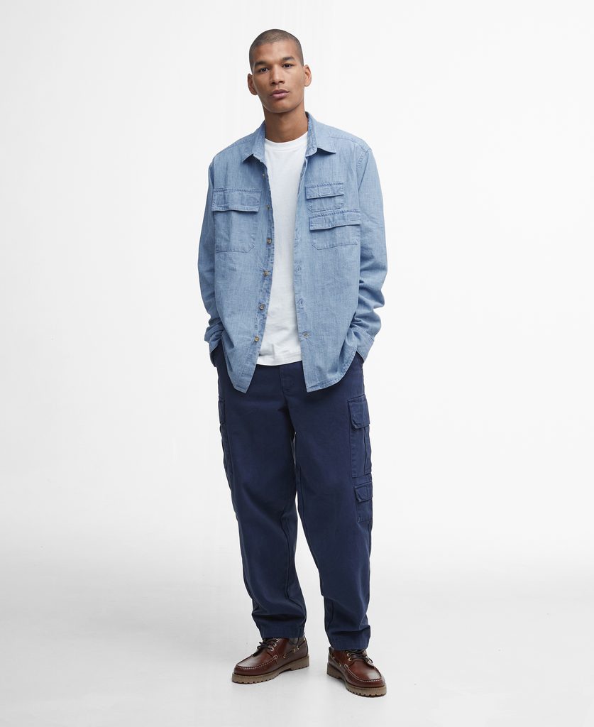 Gentleman Store Barbour Catterick Relaxed Denim Shirt Barbour Freizeit Hemden Kleidung