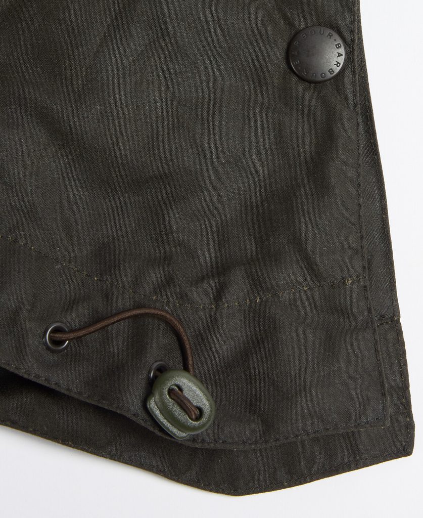 Barbour wax hood olive discount