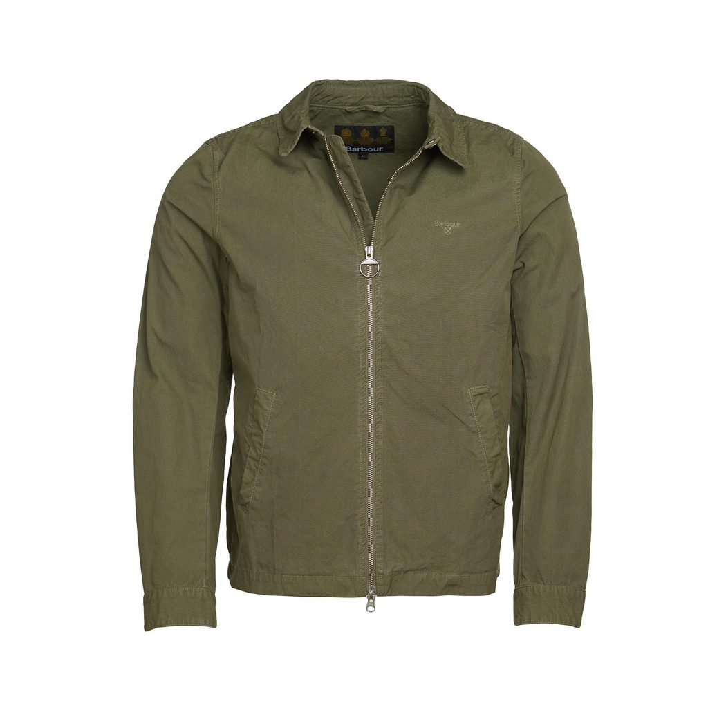 Gentleman Store - Leichte Baumwolljacke Barbour Essential Casual - olivgrün  - Barbour - Jacken und Mäntel - Kleidung