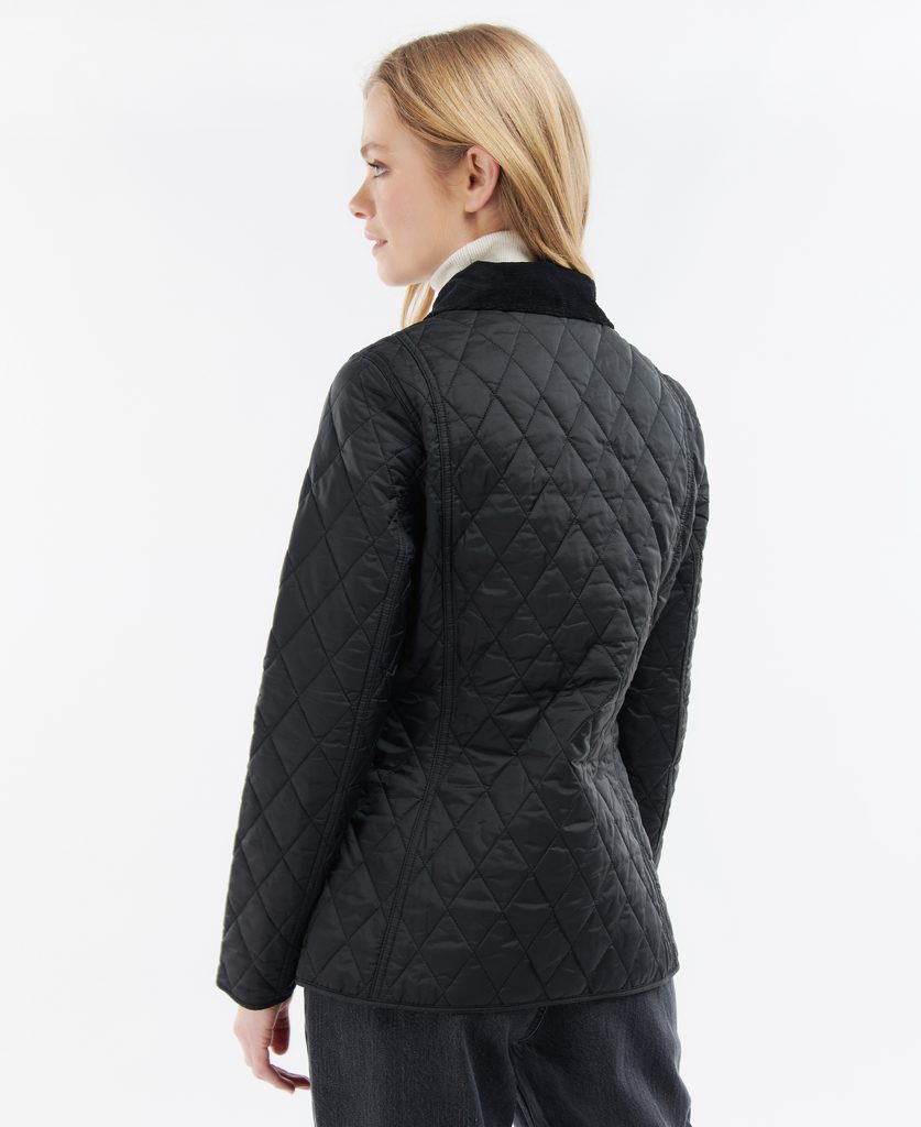 Barbour annandale quilted jacket black discount