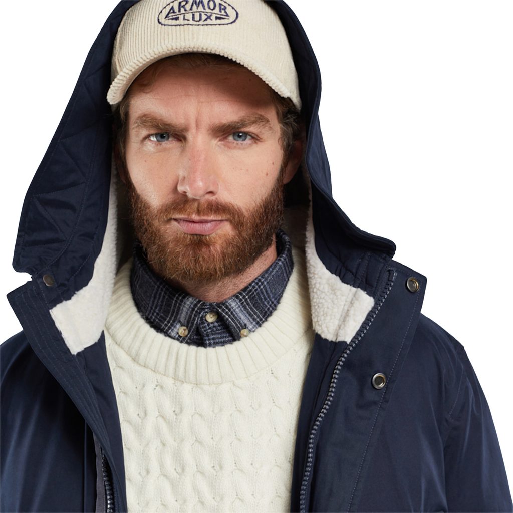 Gentleman Store - Armor Lux Lined Waterproof Parka - Armor Lux -  Wasserfeste Jacken - Jacken und Mäntel, Kleidung