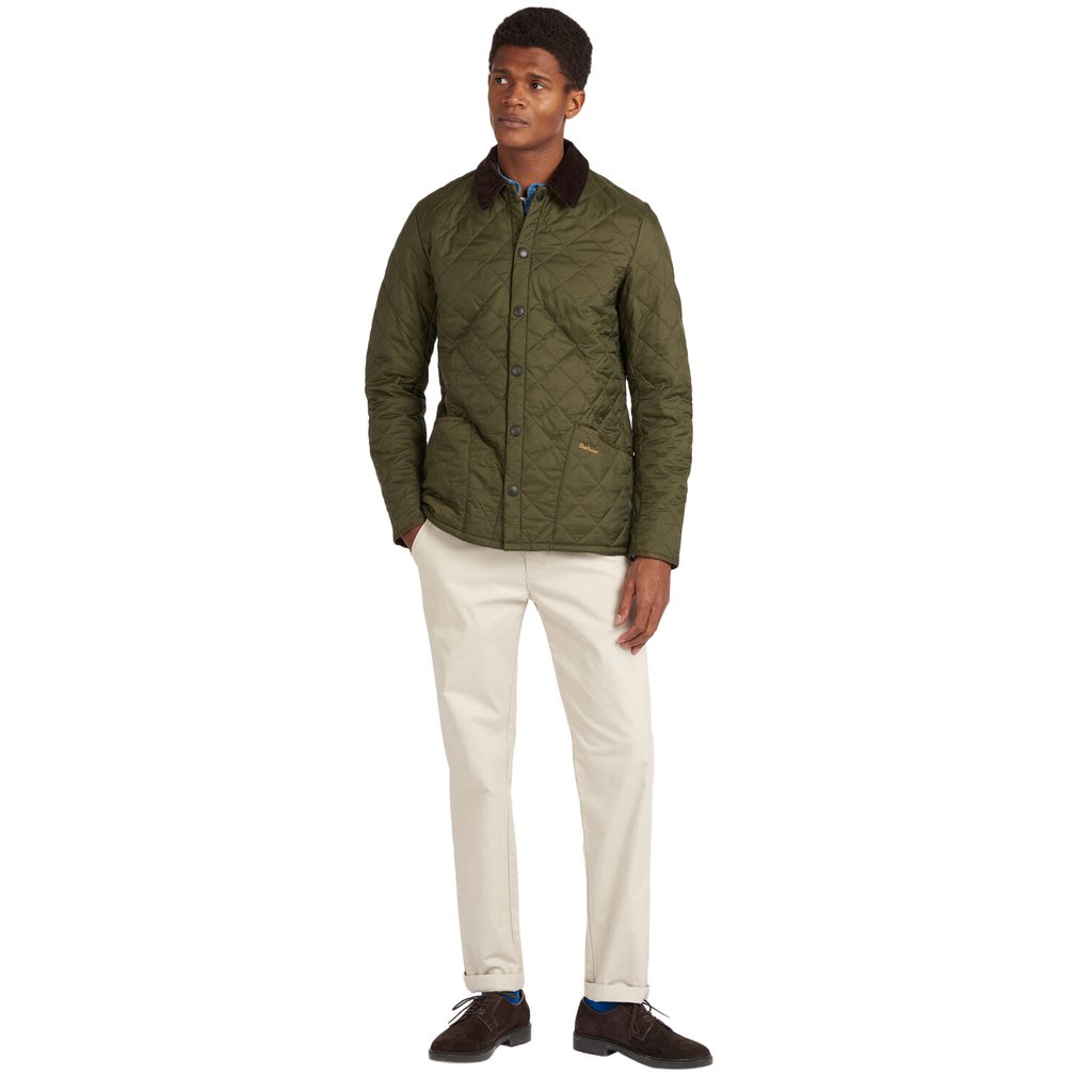 Gentleman Store Barbour Heritage Liddesdale Quilted Jacket Olive Barbour Steppjacken Jacken und Mantel Kleidung