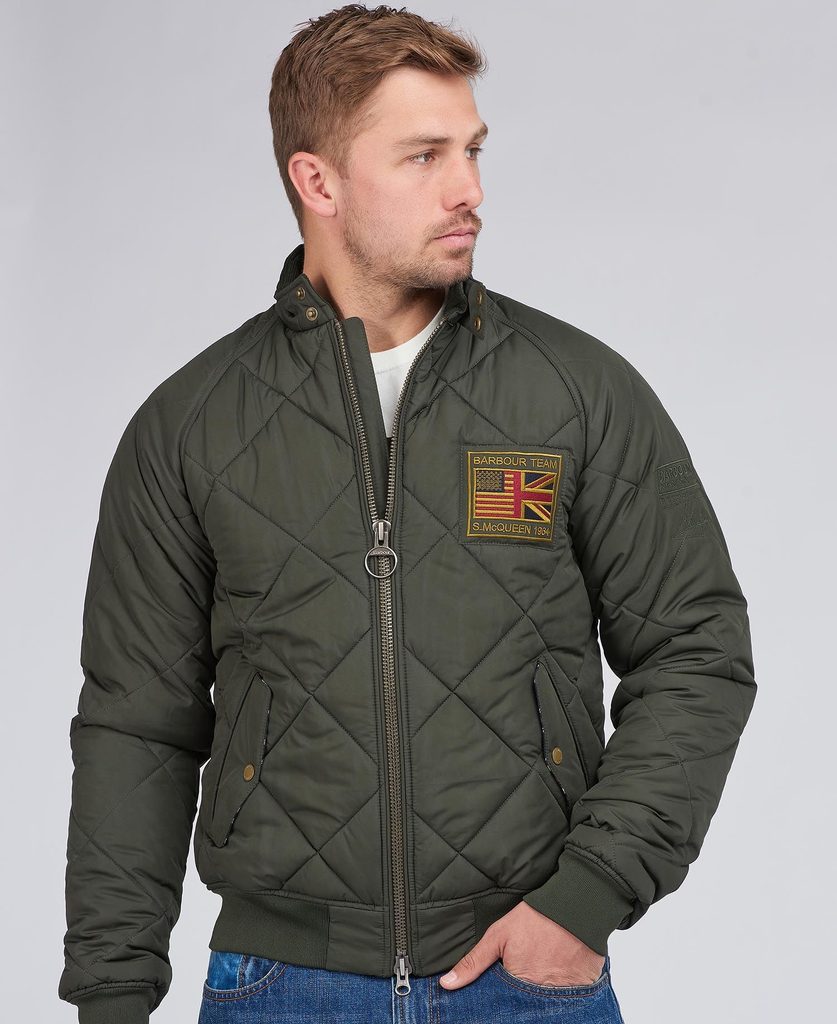Barbour steve mcqueen bomber discount