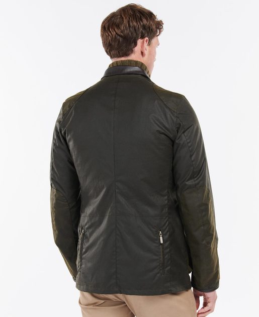 Gentleman Store - Wachsjacke Barbour Beacon Sport Jacket - Olivgrün -  Barbour - Jacken und Mäntel - Kleidung