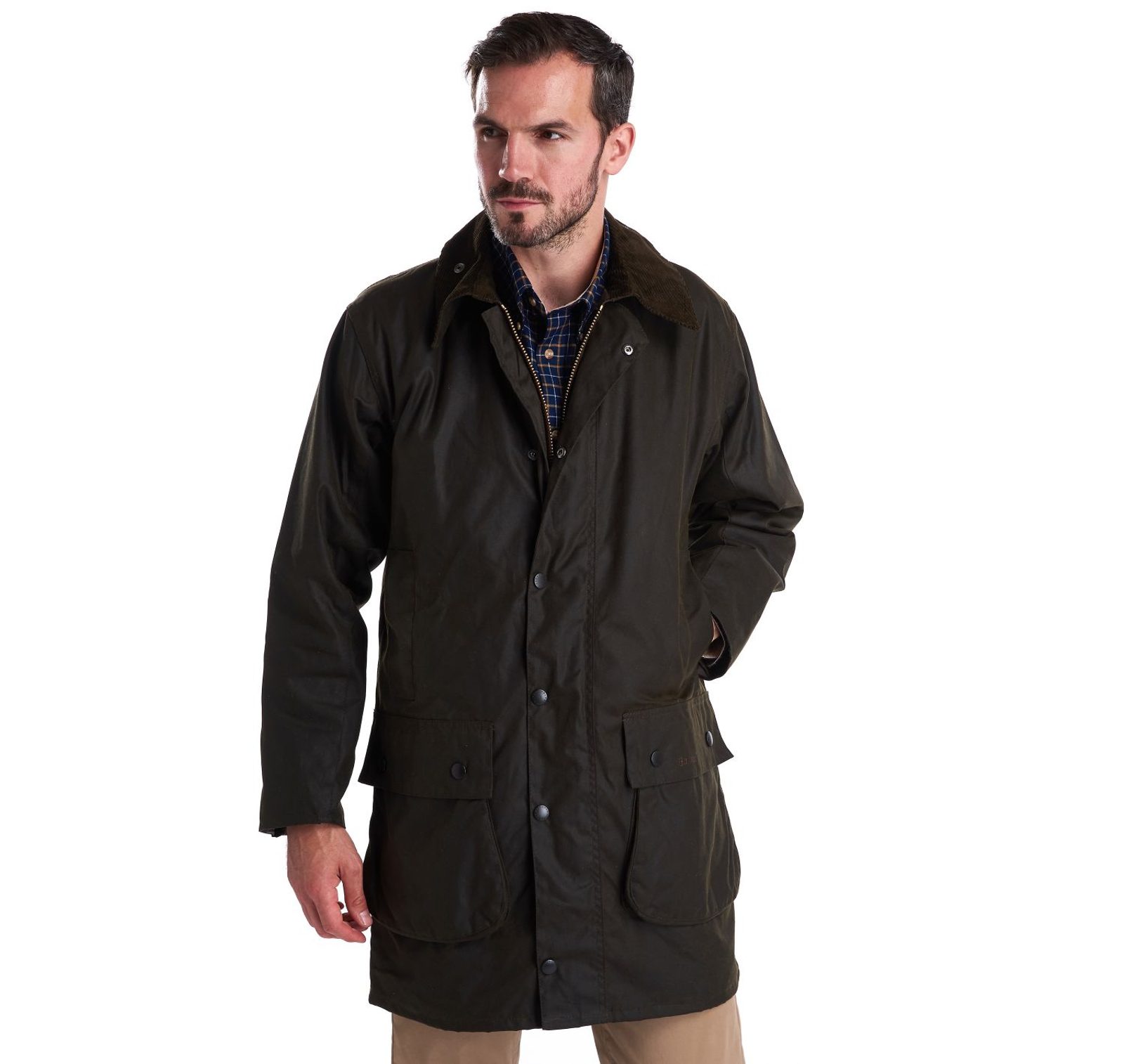 Barbour Classic Northumbria Wax Jacket Barbour Wachsjacken Jacken und Mantel Kleidung Gentleman Store