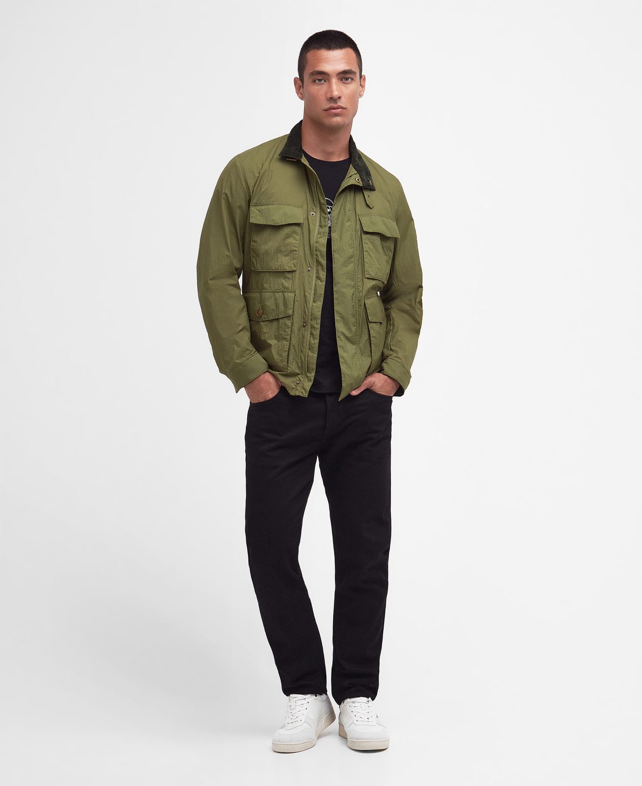 Gentleman Store Barbour International Tourer Clove Utility Jacket Barbour International Jacken und Mantel Kleidung