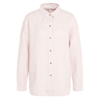 Barbour Hampton Relaxed Linen Shirt — Classic White