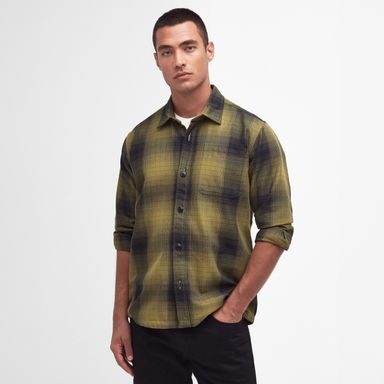 Barbour International Stoke Overshirt — Archive Olive