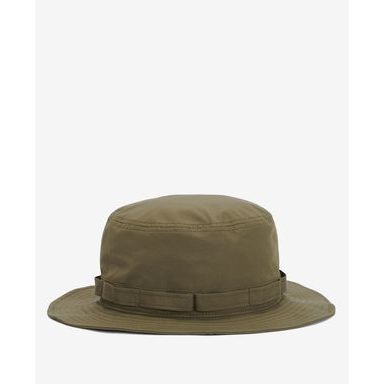 Barbour Teesdale Showerproof Bucket Hat — Army Green