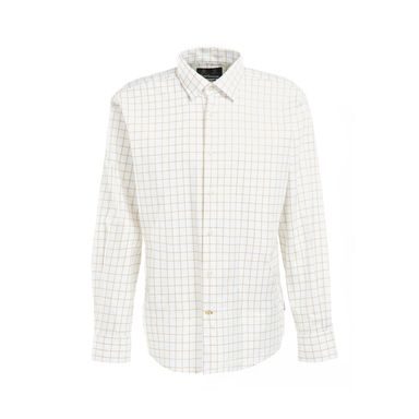 Sommerhemd Barbour Nelson aus Leinen und Baumwolle - White