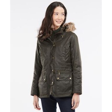Barbour Alexandria Quilted Jacket — Light Fawn