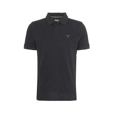 Barbour Lightweight Sports Polo Shirt — Classic Black