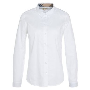 Barbour Hampton Relaxed Linen Shirt — Lemon Souffle