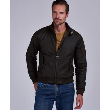 Barbour International Duke Wax Jacket — Black