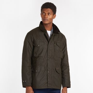 Barbour Sapper Wax Jacket — Olive