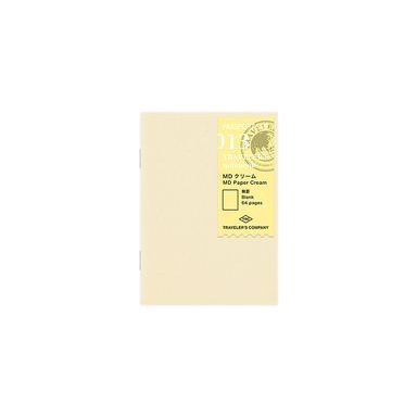 Einlage #013: Leeres Heft mit cremefarbigem Papier mit einem hohen Flächengewicht (Passport)