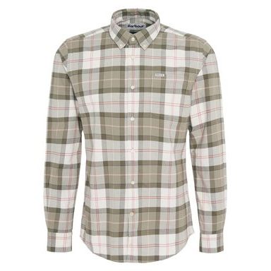 Barbour Linton Tailored Shirt — Olive