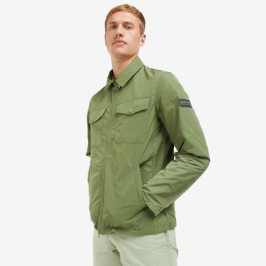 Sommerhemd Barbour Nelson aus Leinen und Baumwolle - Bleached Olive