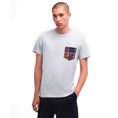 Barbour Goole Pocket T-Shirt — Grey Marl