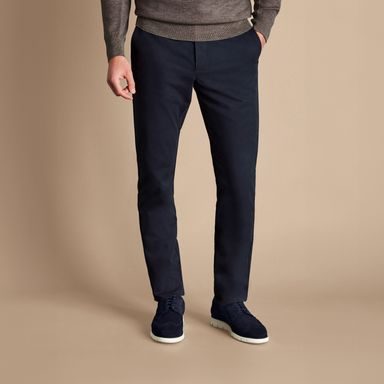 Charles Tyrwhitt Ultimate Non-Iron Chinos — Navy