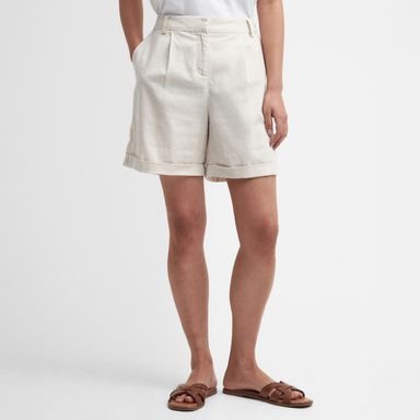 Barbour Darla Tailored Shorts — French Oak