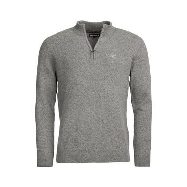 Barbour Essential Pullover Tisbury Half Zip — Grey