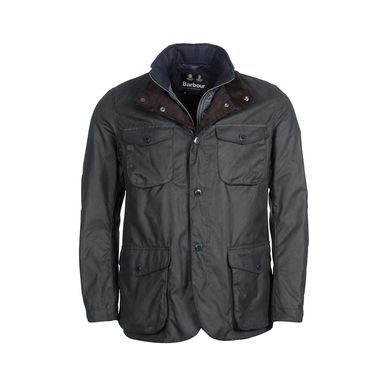 Barbour Ashby Wax Jacket — Grey