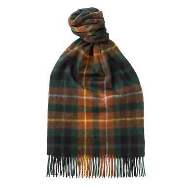 Joshua Ellis Traditional Check Cashmere Scarf