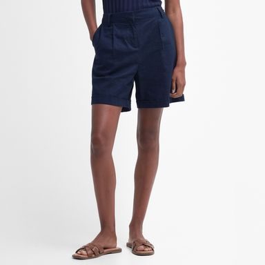 Barbour Darla Tailored Shorts — Classic Navy