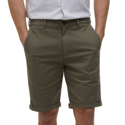 Barbour Washed Twill Chino Shorts — Stone