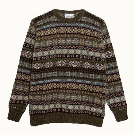 Jamieson's Fair Isle Jumper — Olive