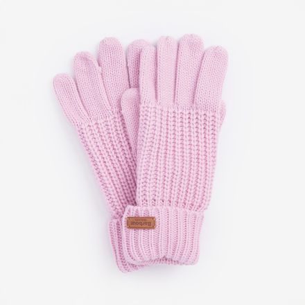 Barbour Saltburn Knitted Gloves — Lavender Haze