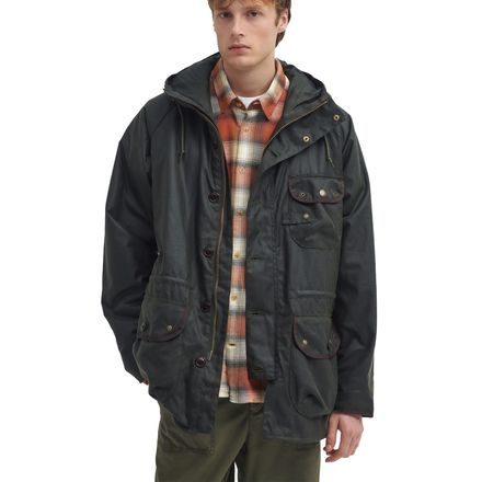 Barbour Field Waxed Parka Jacket