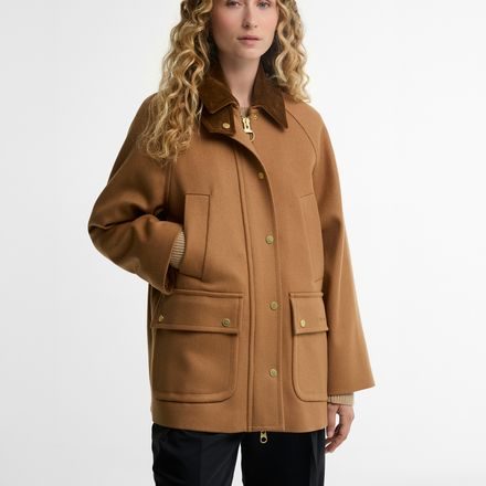 Barbour Women's Bedale Wool Coat — Beige
