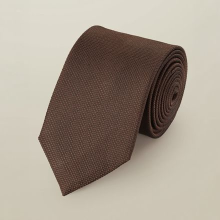 Charles Tyrwhitt Stain Resistant Tie — Chocolate Brown