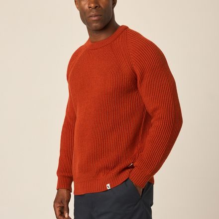 Peregrine Ford Crew Jumper — Orange