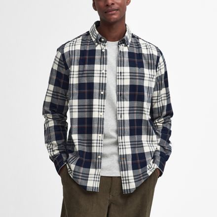 Barbour Edgar Tailored Shirt — Navy