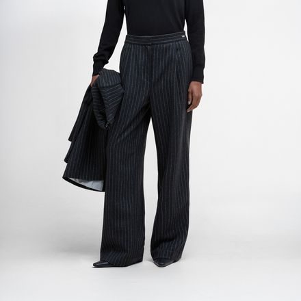 Barbour Blakely Striped Wide-Leg Trousers