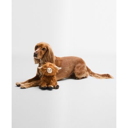 Barbour Dog Highland Cow Toy