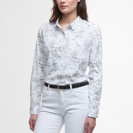 Barbour Safari Relaxed Long-Sleeved Shirt — Woodland Print