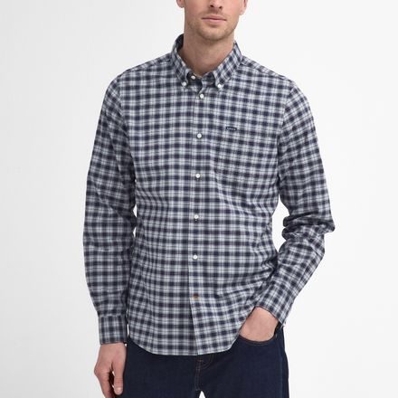 Barbour Lomond Tailored Shirt — Blue Granite