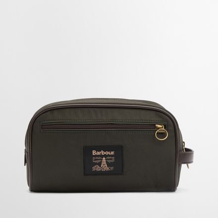 Barbour Waxed Washbag