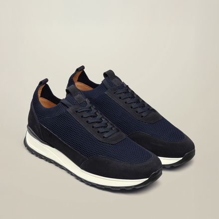 Charles Tyrwhitt Knitted Sneakers — Navy