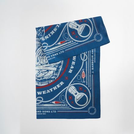 Barbour Heritage Bandana — Sailboat Blue