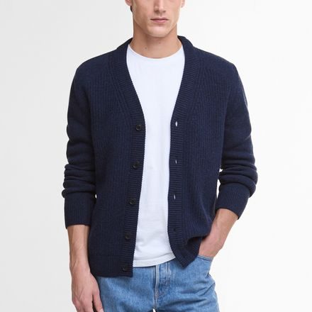 Barbour Mainland Cardigan — Navy