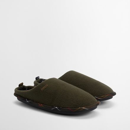 Barbour Hexham Slippers — Olive
