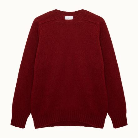 Jamieson's Saddle Shoulder Jumper — Ruby
